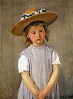 Child In A Straw Hat by Mary Cassatt